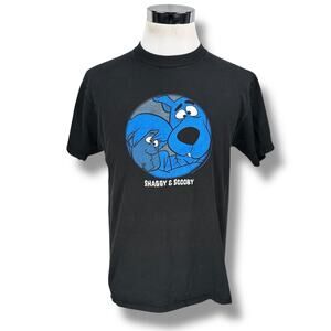 Vintage Shaggy Scooby Frankenstein Men's Large Black Blue Sherry's Best USA 90s